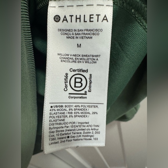 Athleta Green Blouse - Picture 3 of 5